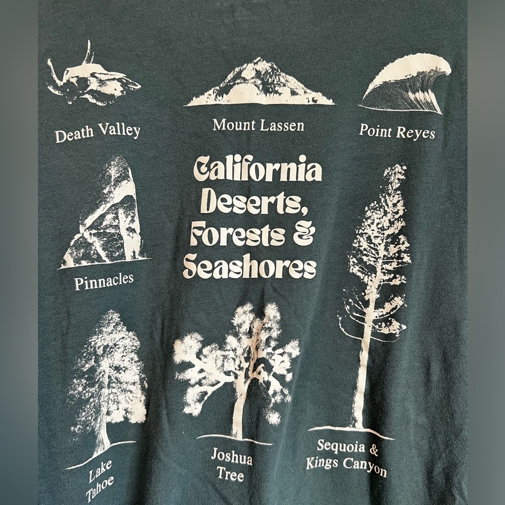 XL WOMENS OLD NAVY CALIFORNIA GRAPHIC TEE